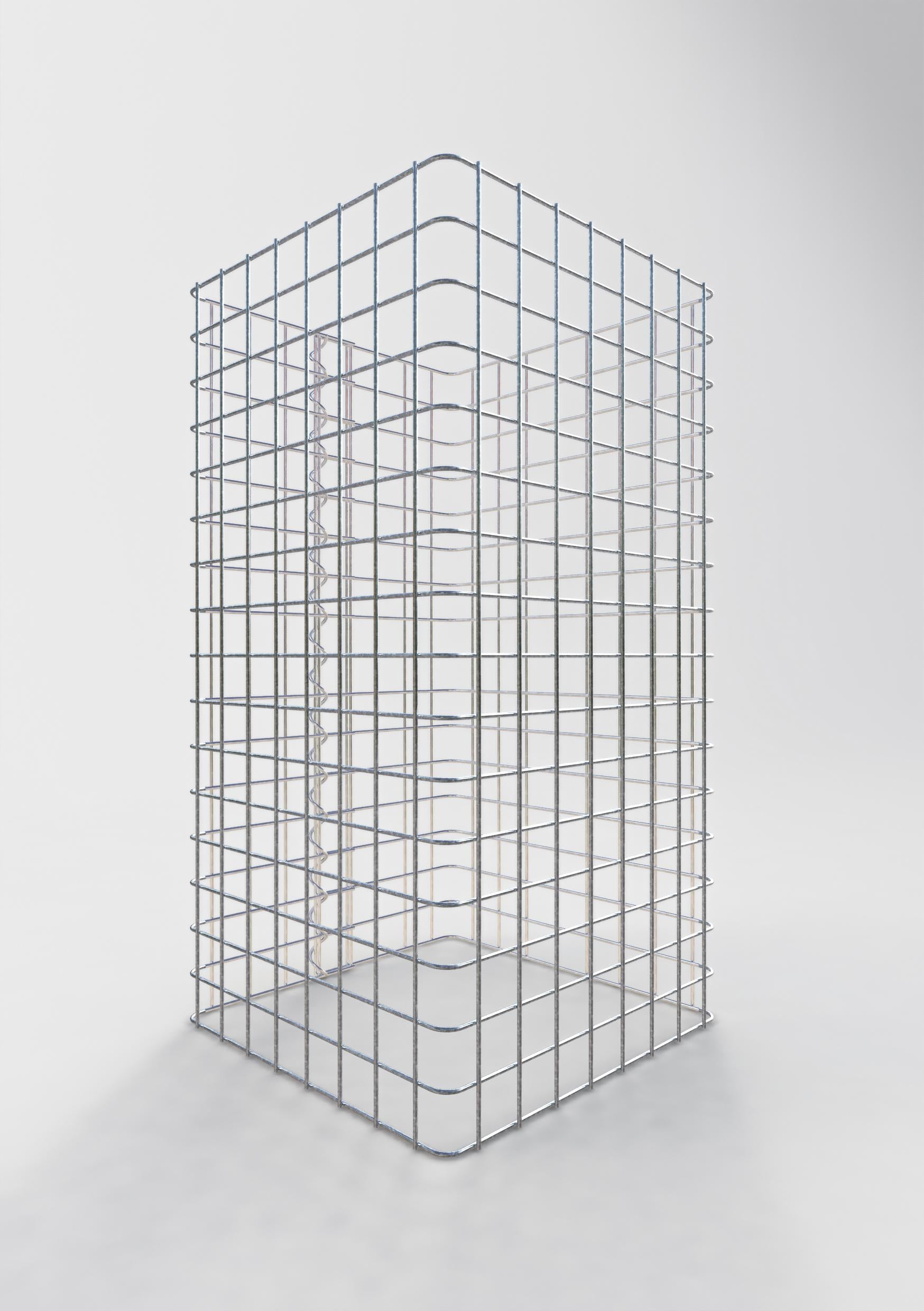 Columna de gaviones 42 x 42 cm MW 5 x 5 cm cuadrado