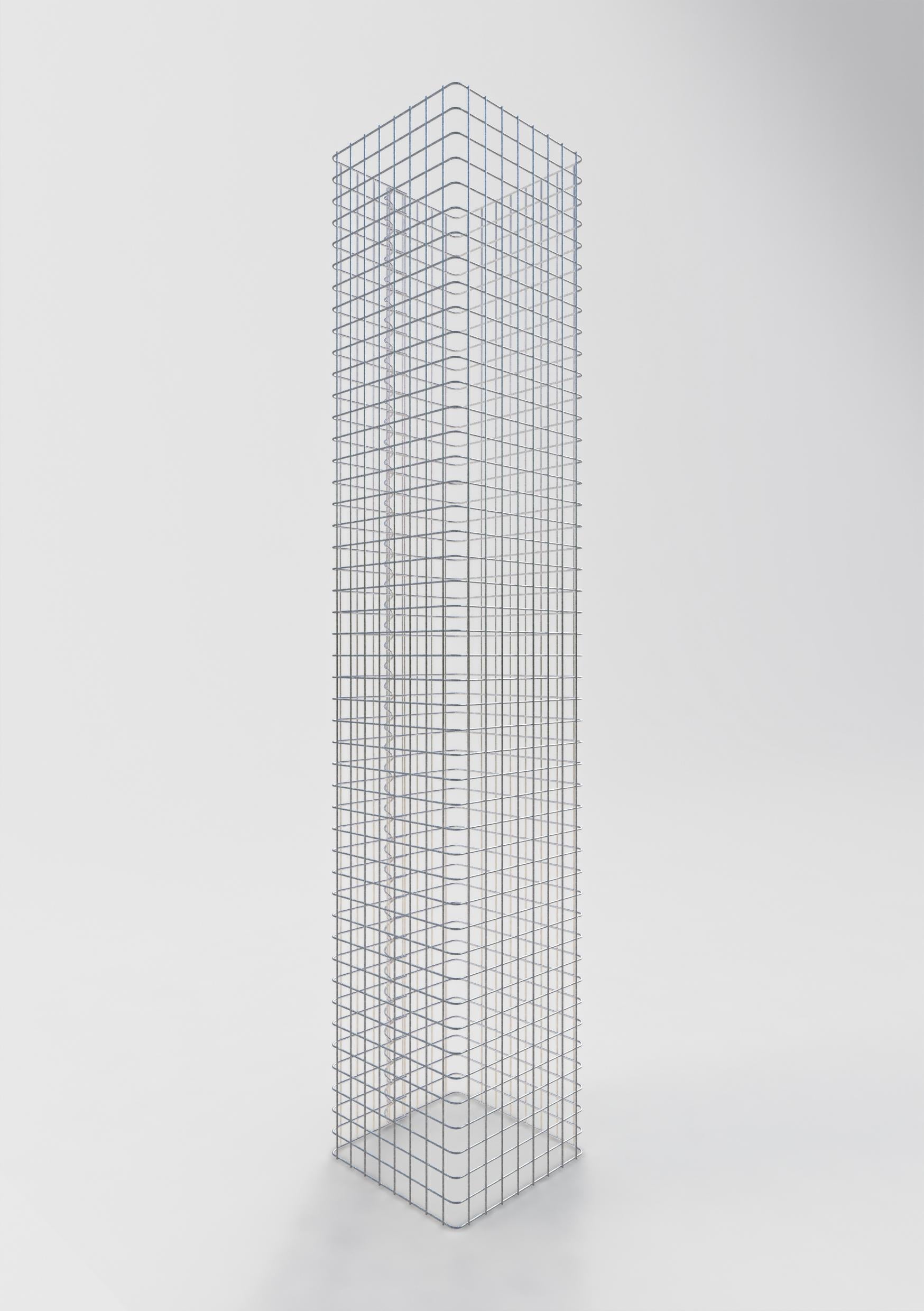 Columna de gaviones 42 x 42 cm MW 5 x 5 cm cuadrado