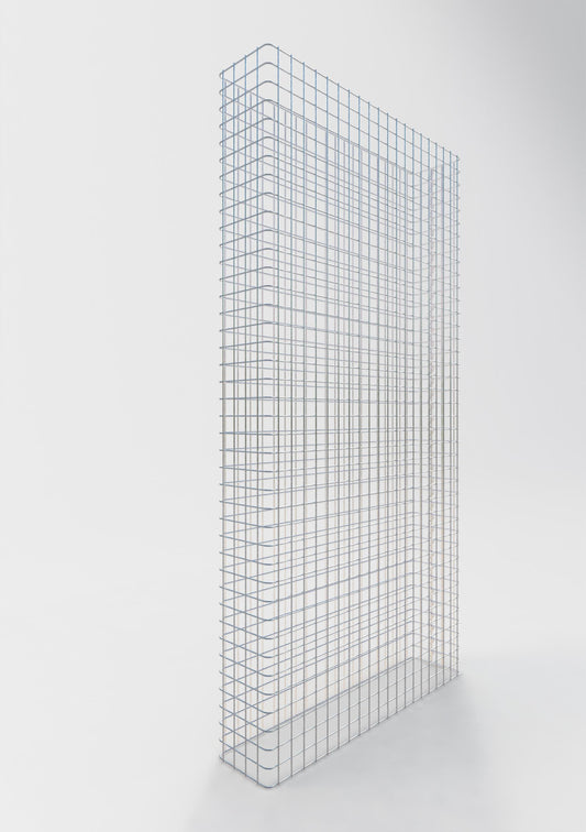 Schanskorfomheining lengte 102 cm, hoogte 200 cm, diepte 22 cm, maaswijdte 5 x 5 cm