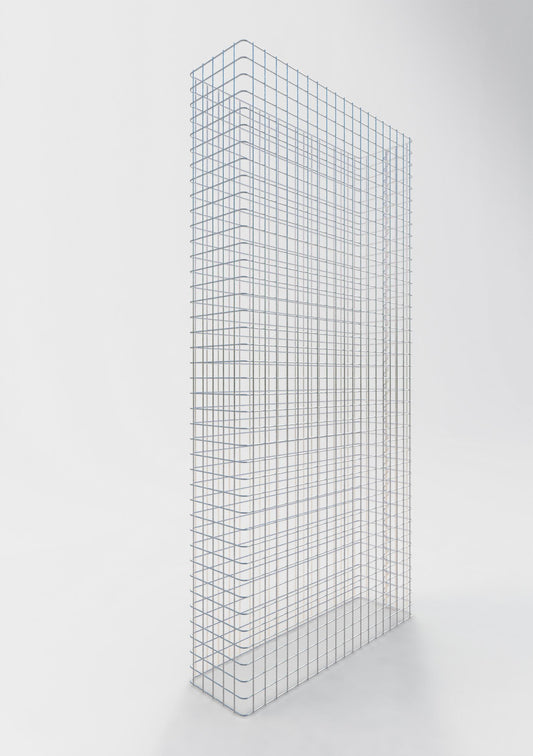 Valla de gaviones longitud 97 cm, altura 180 cm, profundidad 27 cm, malla 5 x 5 cm