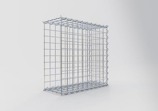 Anbaugabione Typ 2 50 cm x 50 cm x 20 cm (L x H x T), Maschenweite 5 cm x 5 cm, Spirale