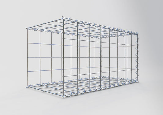 Opvokset gabion type 2 80 cm x 40 cm x 40 cm (L x H x D), maskestørrelse 10 cm x 10 cm, spiral