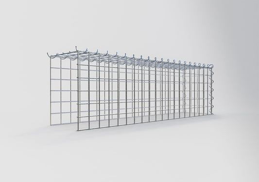 Gabião Tipo 4 100 cm x 30 cm x 20 cm (C x A x P), malhagem 5 cm x 5 cm, espiral