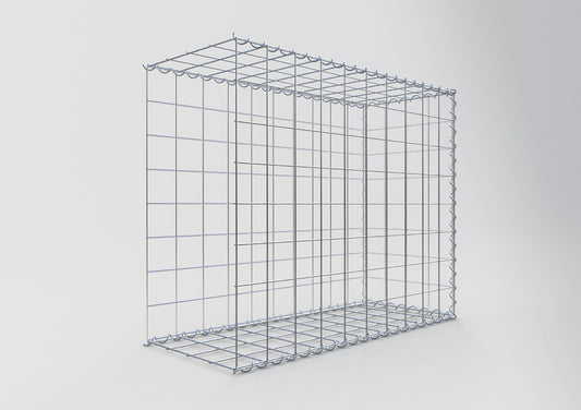 Gavión complementario tipo 2 100 cm x 80 cm x 40 cm (L x A x P), malla 10 cm x 10 cm, espiral