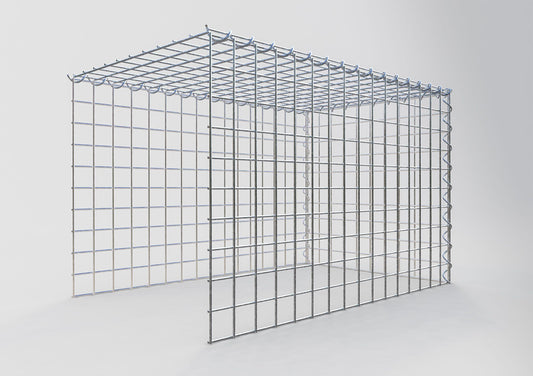 Gavión complementario tipo 4 80 cm x 50 cm x 50 cm (L x A x P), malla 5 cm x 5 cm, en espiral