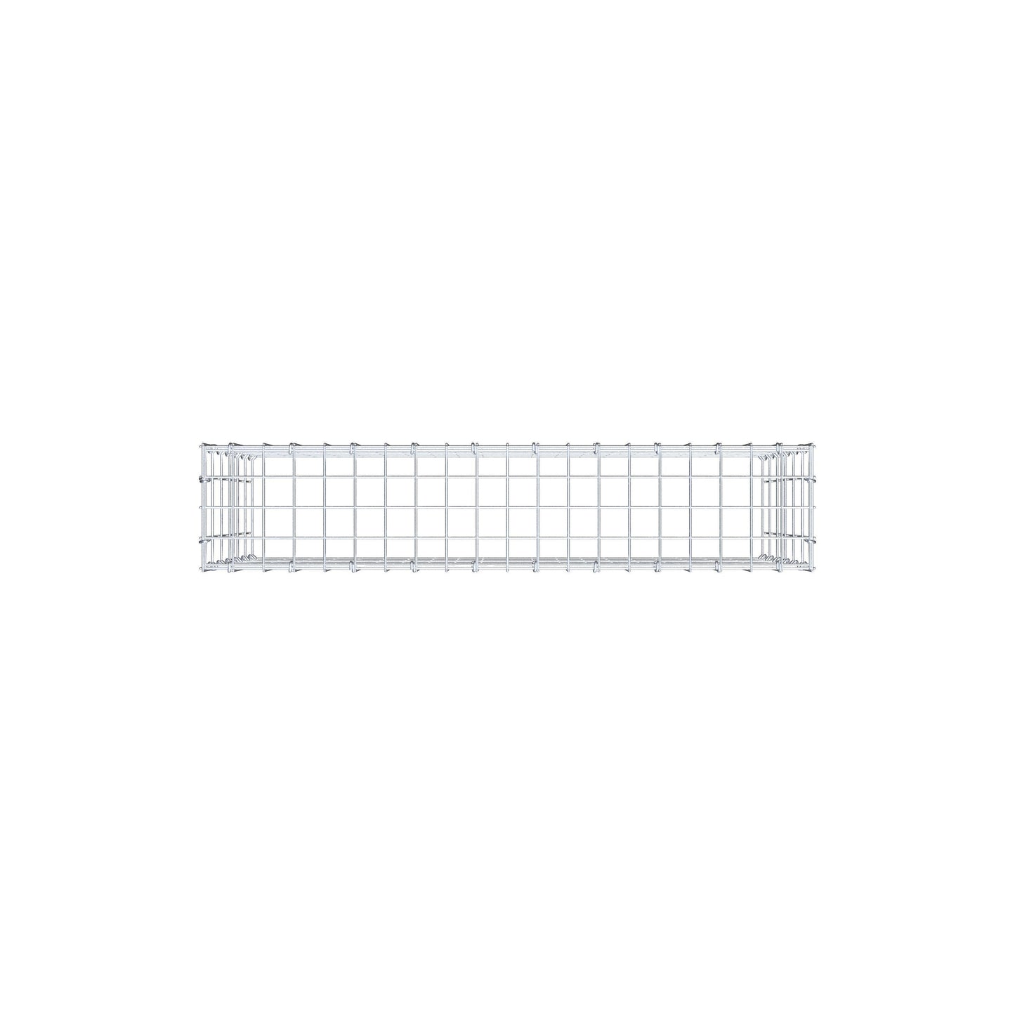 Fourche rapportée type 3 100 cm x 60 cm x 20 cm (L x H x P), mailles 5 cm x 10 cm, anneau en C