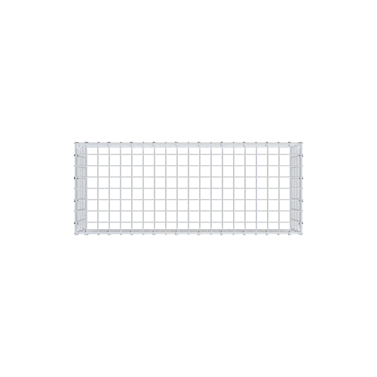 Gabbione aggiuntivo di tipo 3 100 cm x 30 cm x 40 cm (L x A x P), maglia 5 cm x 5 cm, anello a C