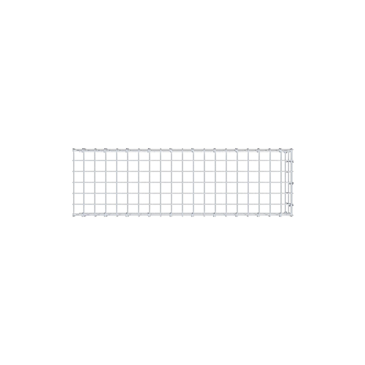 Bevestigbare schanskorf type 4 100 cm x 20 cm x 30 cm (L x H x D), maaswijdte 5 cm x 10 cm, C-ring