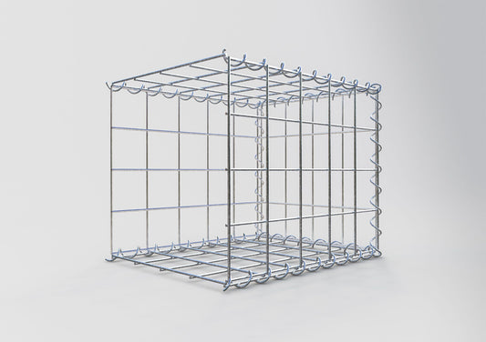 Gabbione aggiuntivo tipo 2 50 cm x 40 cm x 40 cm (L x H x P), dimensione maglia 10 cm x 10 cm, a spirale