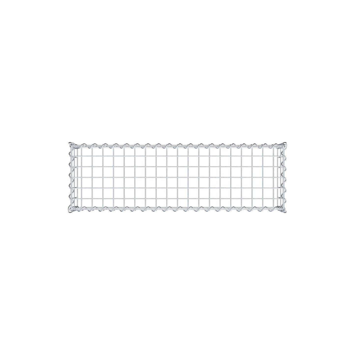 Gabião Tipo 3 100 cm x 20 cm x 30 cm (C x A x P), malhagem 5 cm x 10 cm, espiral