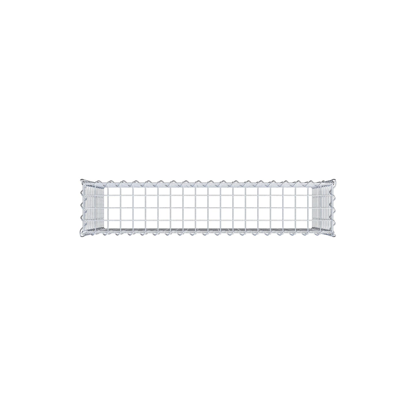 Anbaugabione Typ 3 100 cm x 60 cm x 20 cm (L x H x T), Maschenweite 5 cm x 5 cm, Spirale