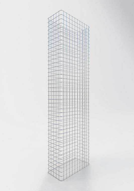 Schanskorfomheining lengte 57 cm, hoogte 200 cm, diepte 27 cm, maaswijdte 5 x 5 cm