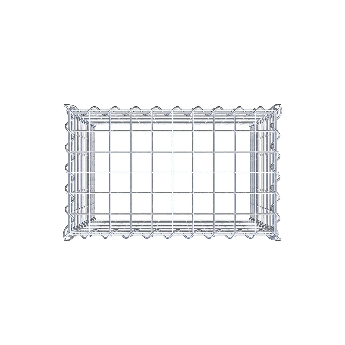 Anbaugabione Typ 3 50 cm x 50 cm x 30 cm (L x H x T), Maschenweite 5 cm x 5 cm, Spirale