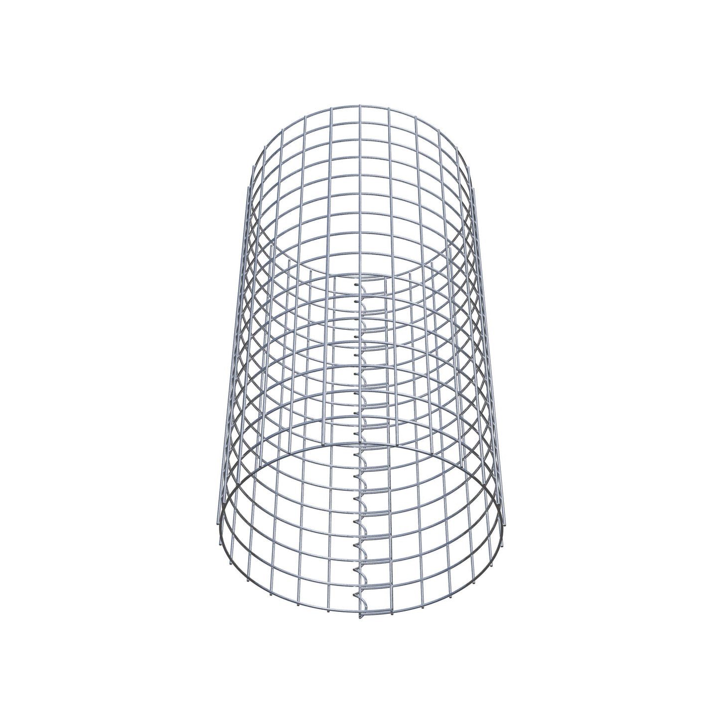 Gabionsøjle ca. 42 cm diameter, 80 cm højde, maskestørrelse 5 cm x 5 cm