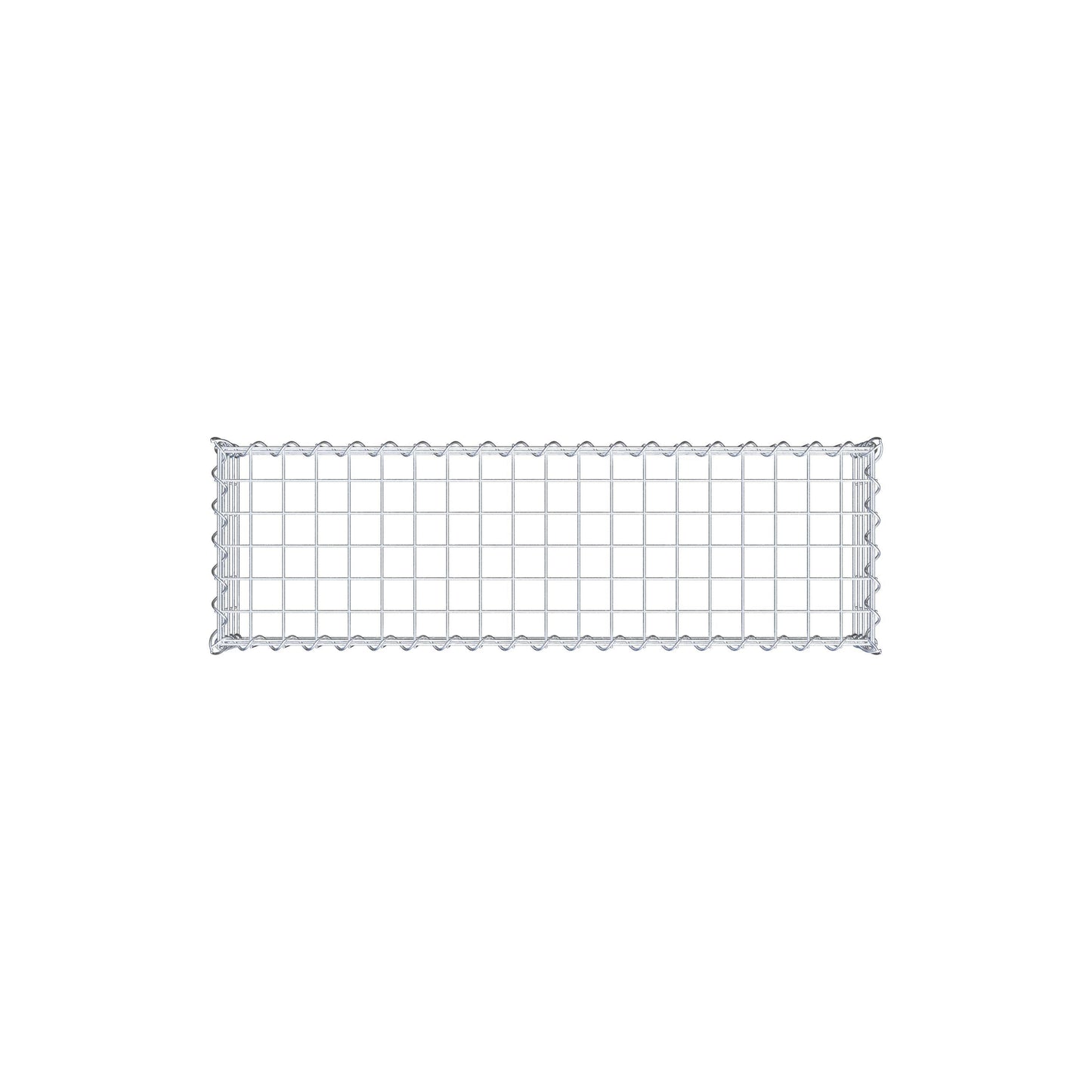 Anbaugabione Typ 3 100 cm x 20 cm x 30 cm (L x H x T), Maschenweite 5 cm x 5 cm, Spirale