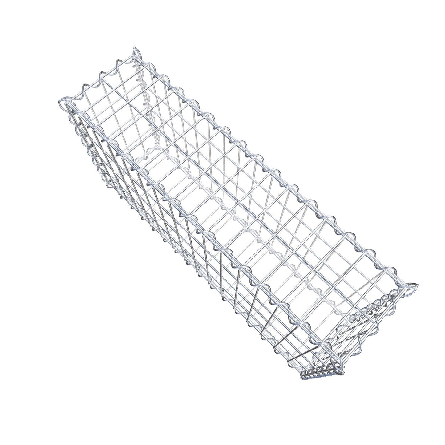 Gabion 80 cm x 40 cm x 20 cm (L x H x P), mailles 5 cm x 10 cm, spirale