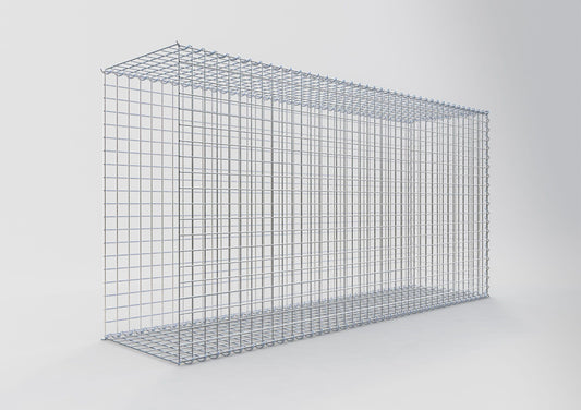 Gabião tipo 2 200 cm x 100 cm x 50 cm (C x A x P), malhagem 5 cm x 5 cm, espiral