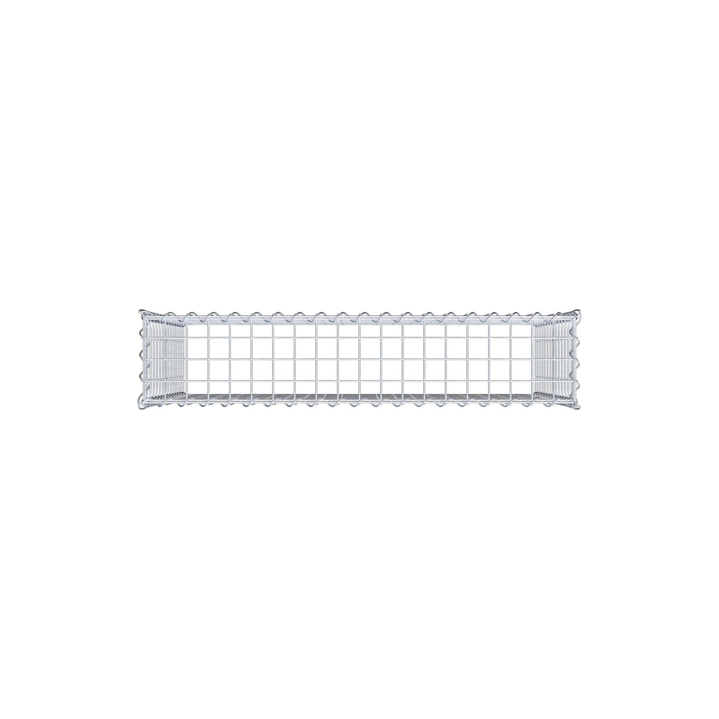 Gabion rapporté type 3 100 cm x 70 cm x 20 cm (L x H x P), mailles 5 cm x 5 cm, spirale