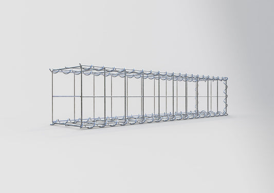 Gabbione aggiuntivo tipo 2 100 cm x 20 cm x 20 cm (L x A x P), maglia 10 cm x 10 cm, spirale