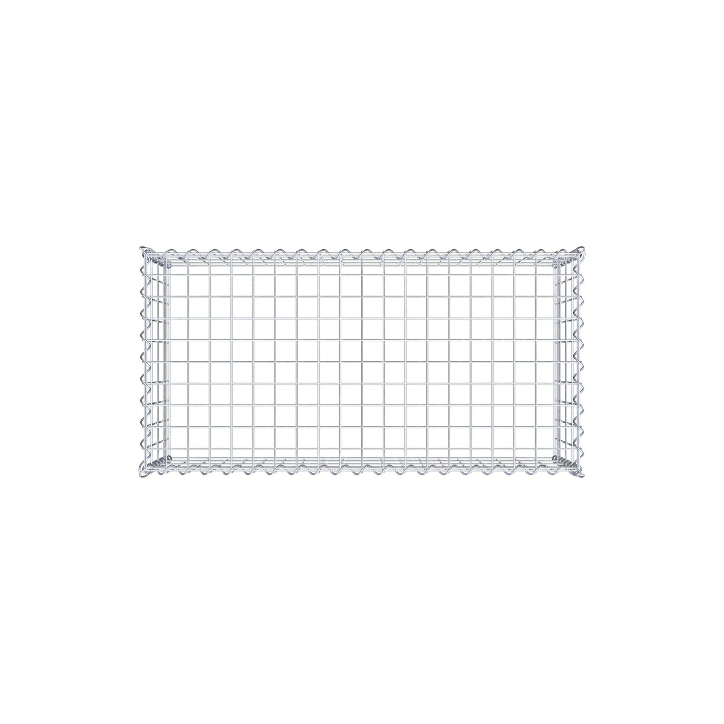 Extra gabion typ 3 100 cm x 40 cm x 50 cm (L x H x D), maskstorlek 5 cm x 10 cm, spiral