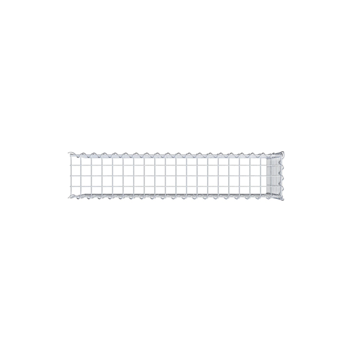 Anbaugabione Typ 4 100 cm x 50 cm x 20 cm (L x H x T), Maschenweite 5 cm x 5 cm, Spirale