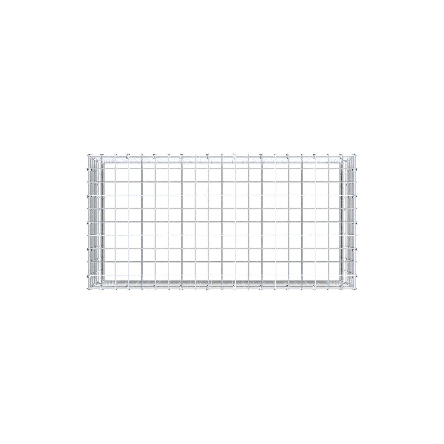Gabião Tipo 3 100 cm x 40 cm x 50 cm (C x A x P), malhagem 5 cm x 5 cm, anel C