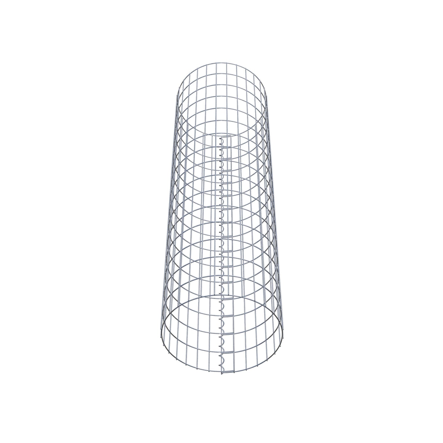 Gabionensäule rund 47 cm Durchmesser, 160 cm Höhe, Maschenweite 5 cm x 10 cm