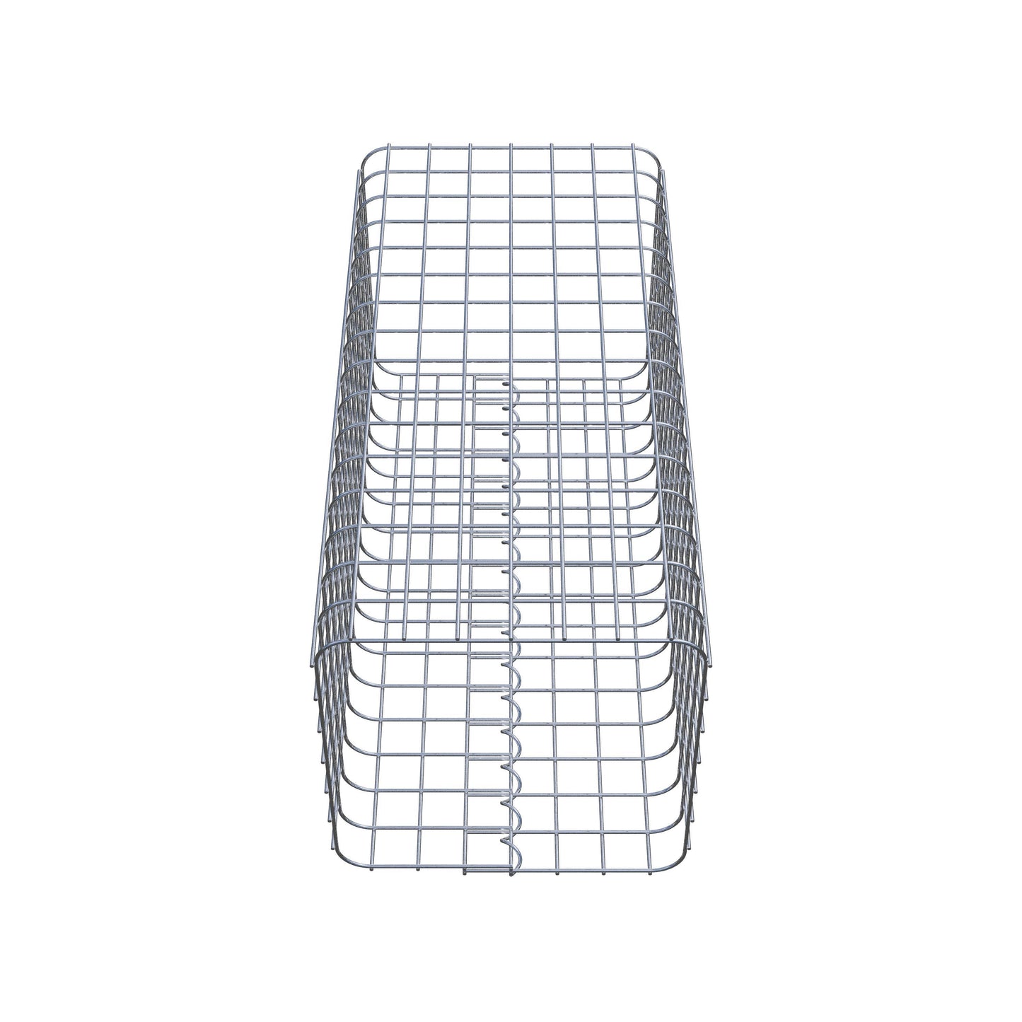 Gabionpelare, kantig 37 cm x 37 cm, 80 cm hög, MW 5 cm x 5 cm