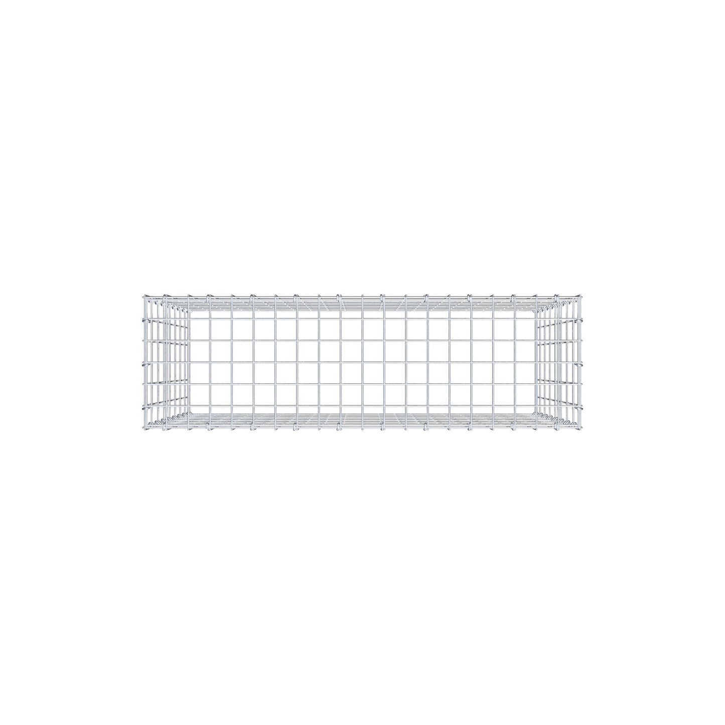 Fourche rapportée type 3 100 cm x 80 cm x 30 cm (L x H x P), mailles 5 cm x 10 cm, anneau C