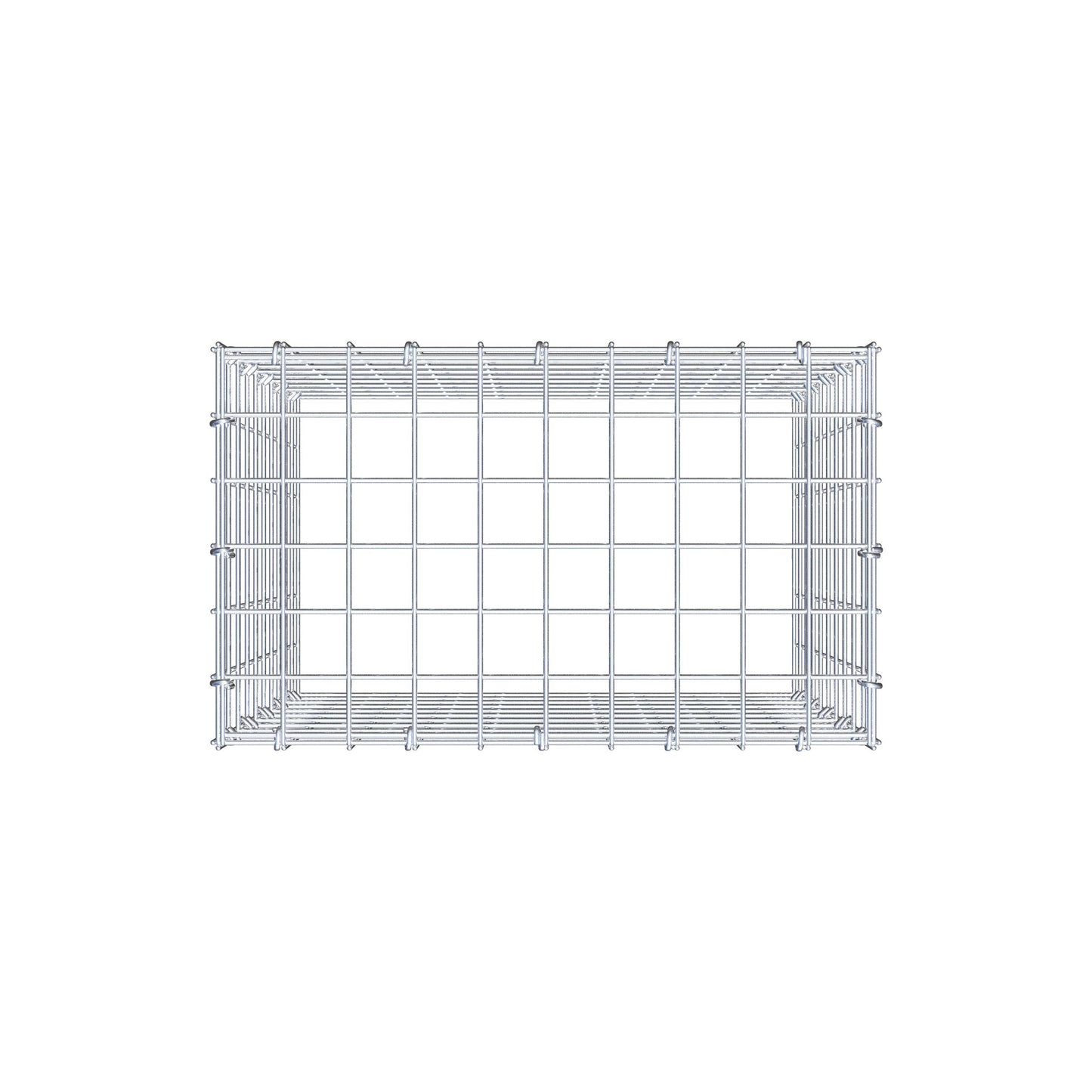 Gabião Tipo 3 50 cm x 50 cm x 30 cm (C x A x P), malhagem 5 cm x 5 cm, anel C