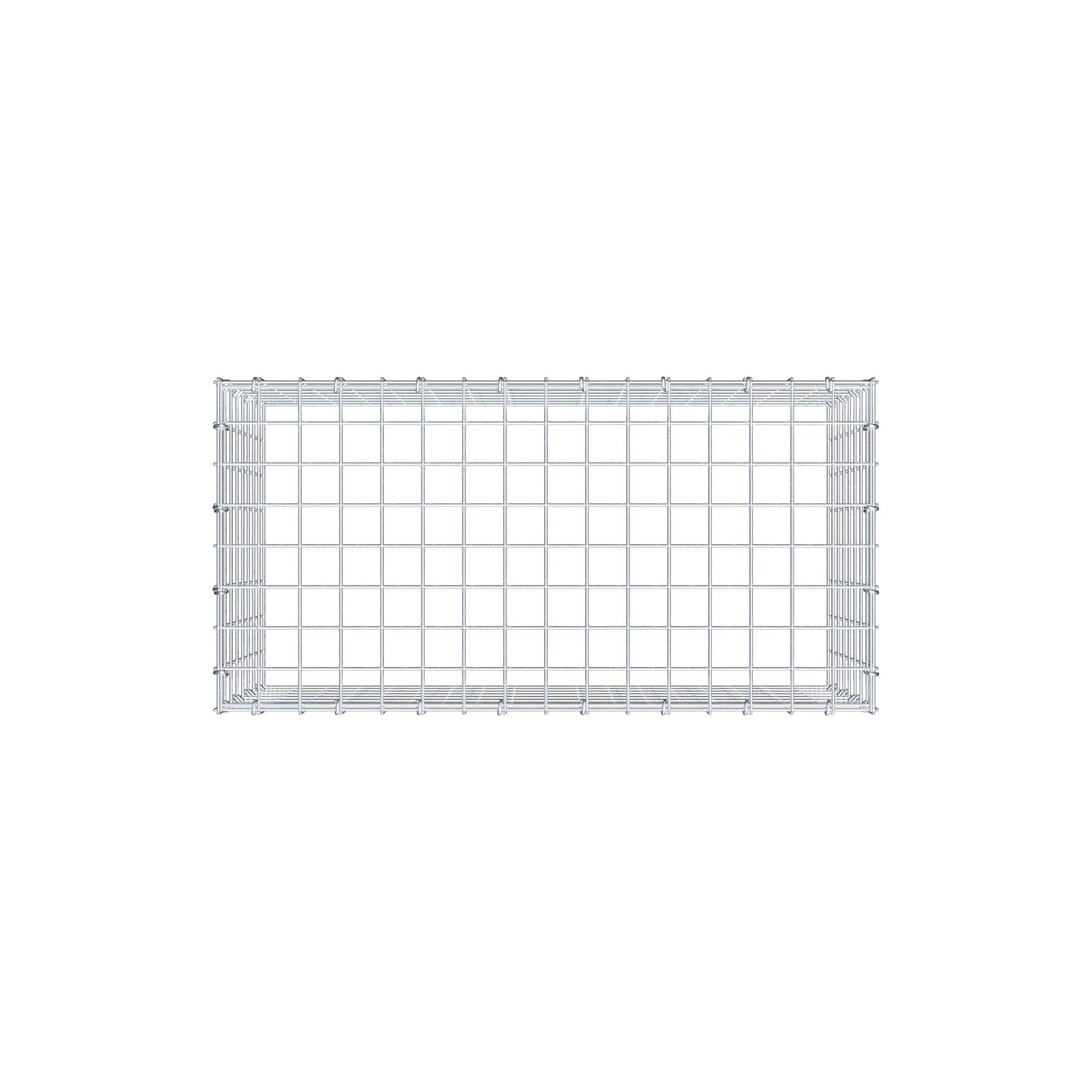 Anbaugabione Typ 3 80 cm x 40 cm x 40 cm (L x H x T), Maschenweite 5 cm x 5 cm, C-Ring
