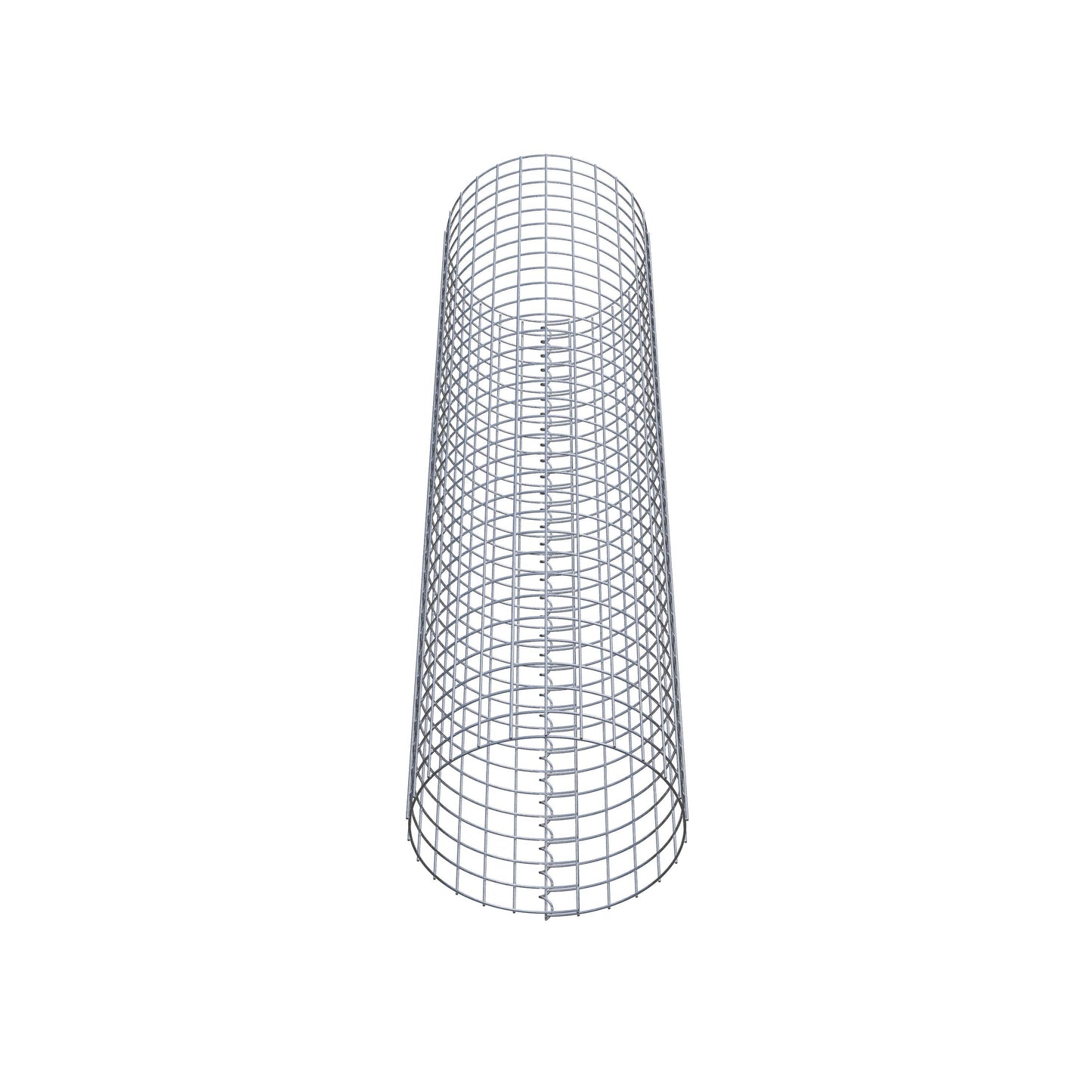 Gabionpelare rund 42 cm diameter, 160 cm höjd, maskstorlek 5 cm x 5 cm