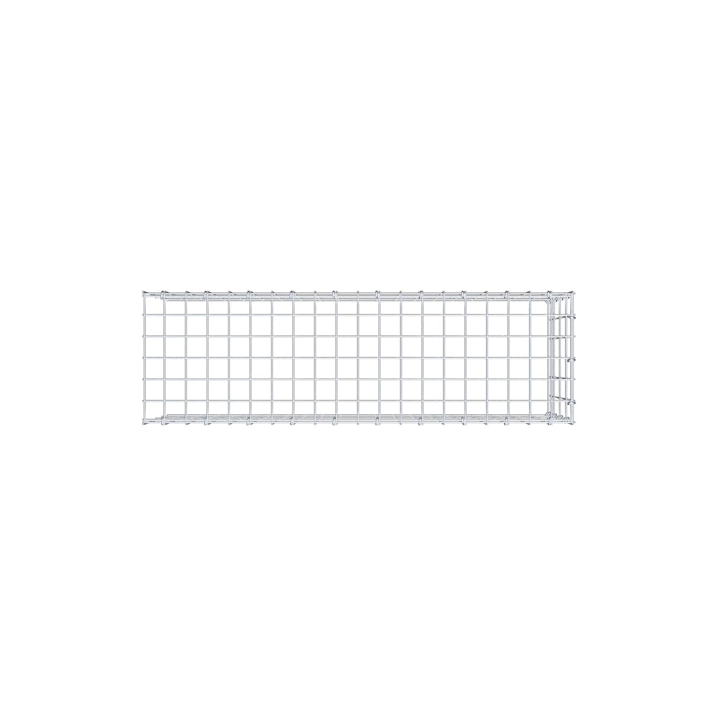 Gabião Tipo 4 100 cm x 40 cm x 30 cm (C x A x P), malhagem 5 cm x 10 cm, anel C