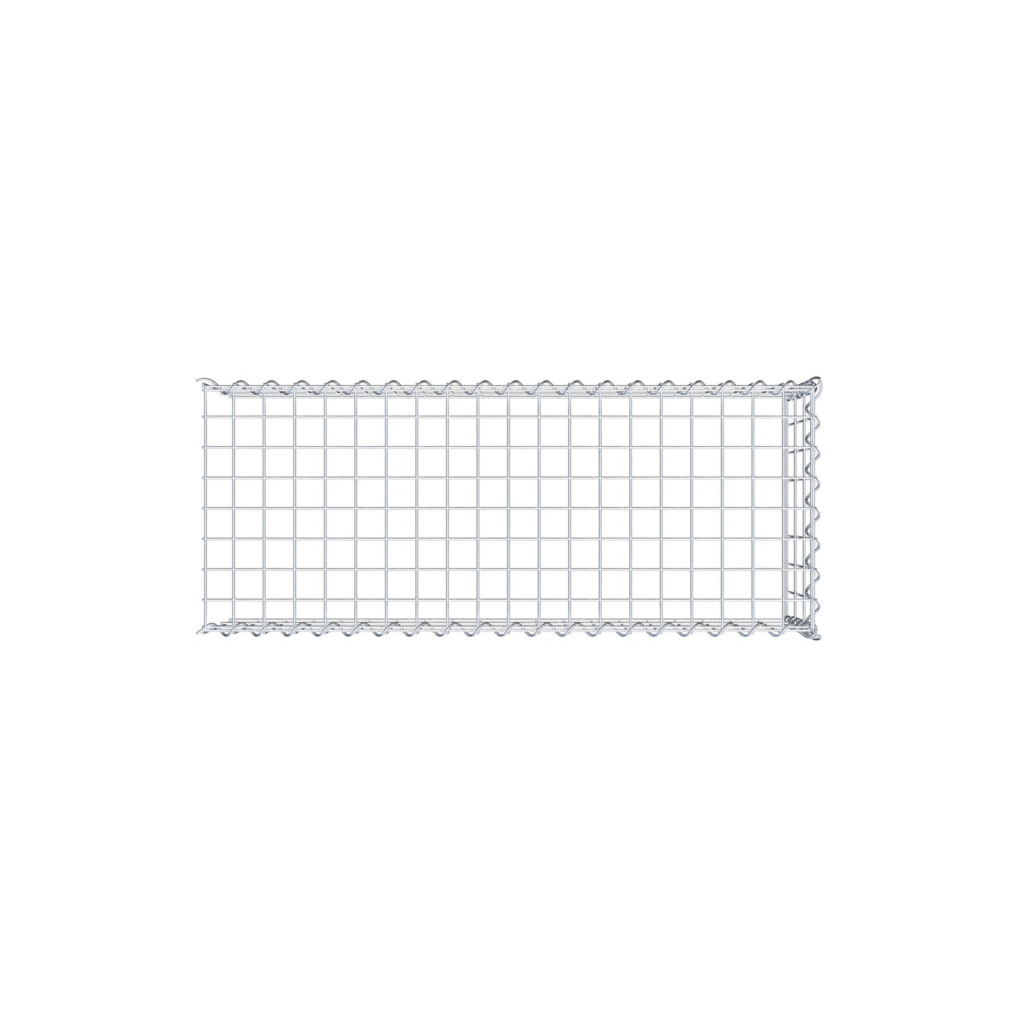 Extra gabion typ 4 100 cm x 30 cm x 40 cm (L x H x D), maskstorlek 5 cm x 10 cm, spiral