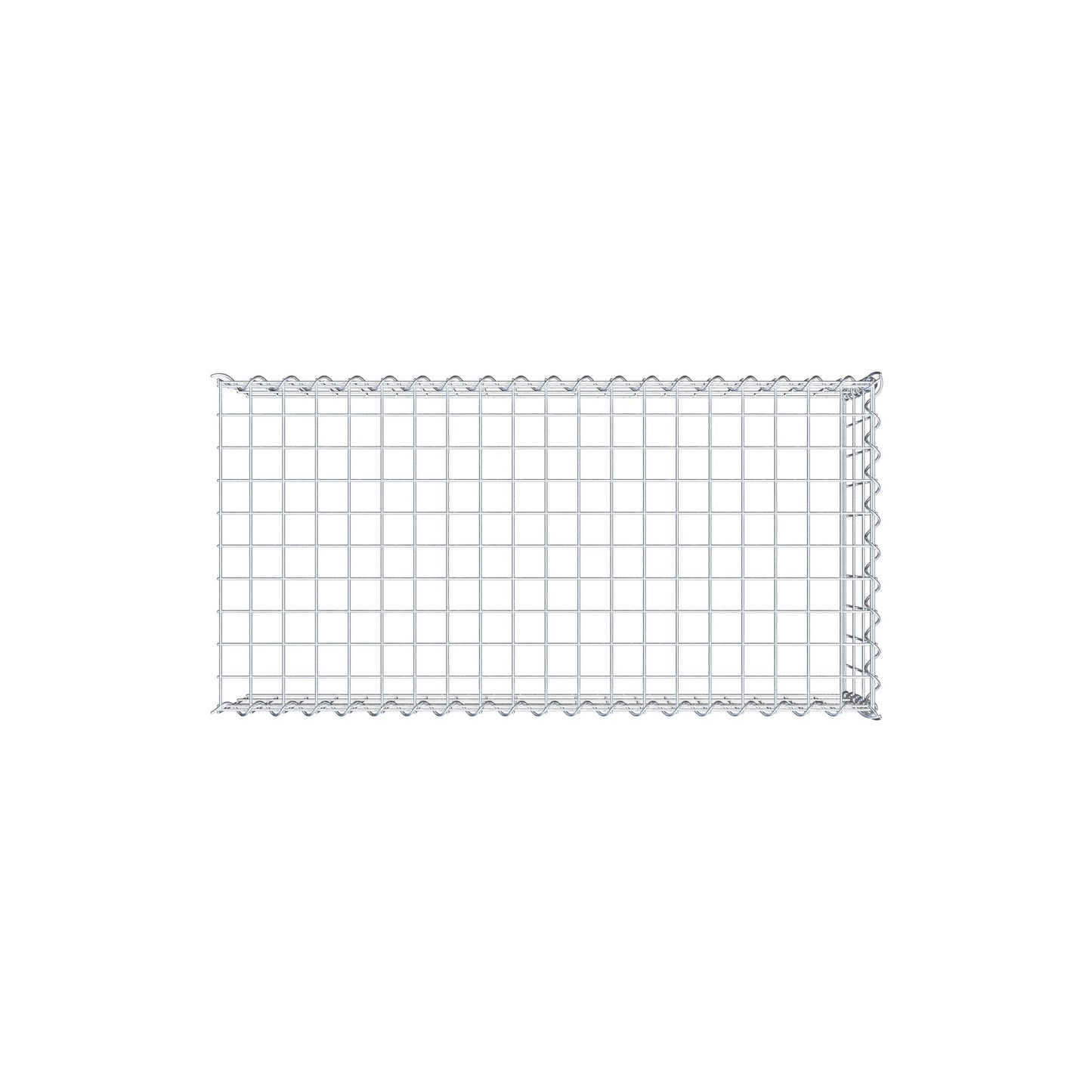 Gavión complementario tipo 4 100 cm x 30 cm x 50 cm (L x A x P), malla 5 cm x 10 cm, espiral