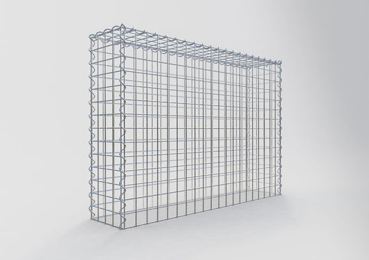 Opvokset gabion type 3 100 cm x 70 cm x 20 cm (L x H x D), maskestørrelse 5 cm x 5 cm, spiral