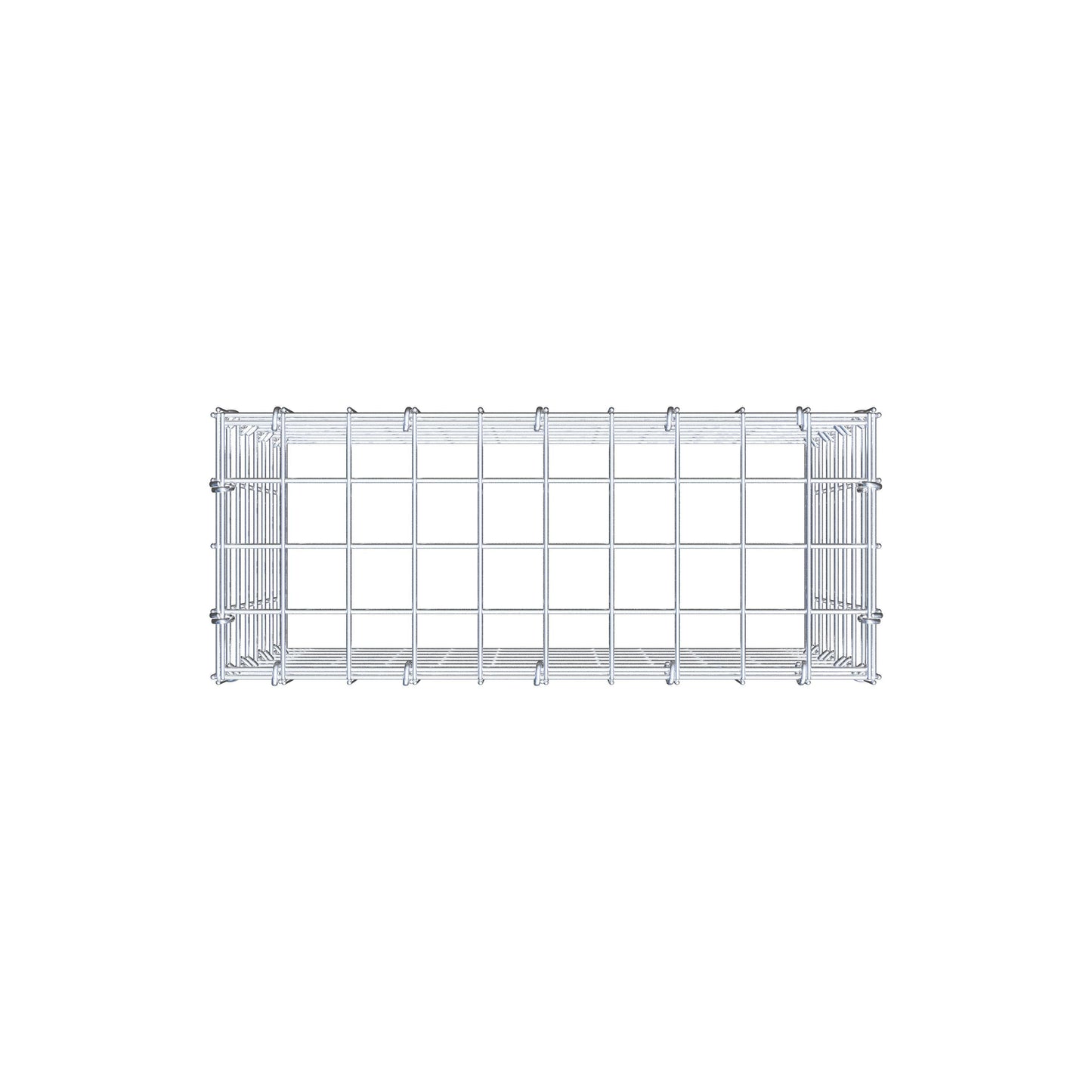 Fourche rapportée type 3 50 cm x 40 cm x 20 cm (L x H x P), mailles 5 cm x 5 cm, anneau C