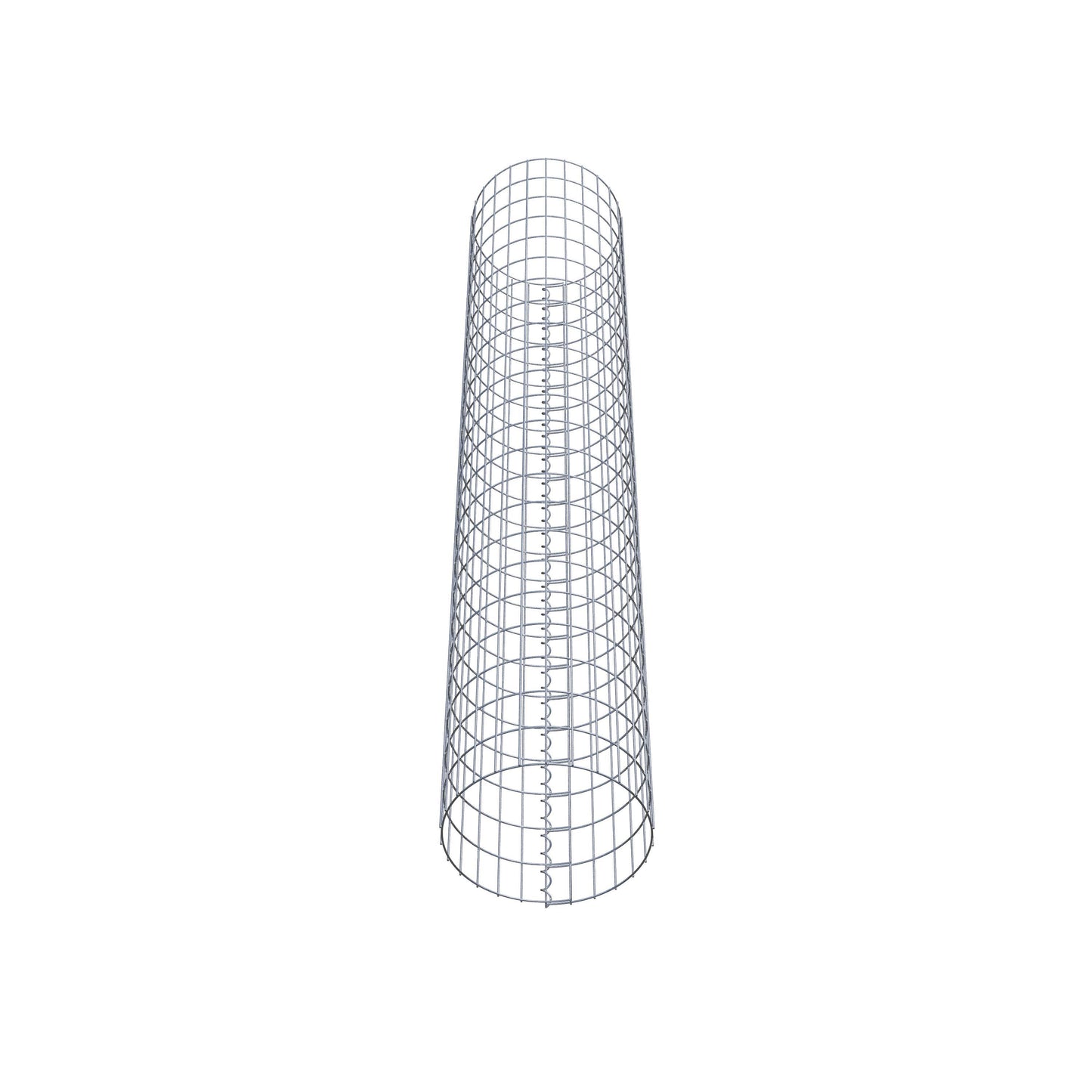 Gabionpelare rund 42 cm diameter, 230 cm höjd, maskstorlek 5 cm x 10 cm