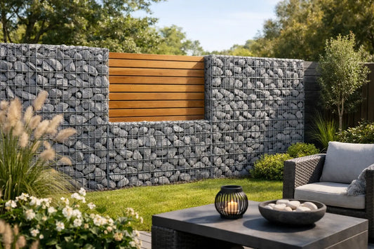Bien choisir sa clôture gabion brise-vue jardin