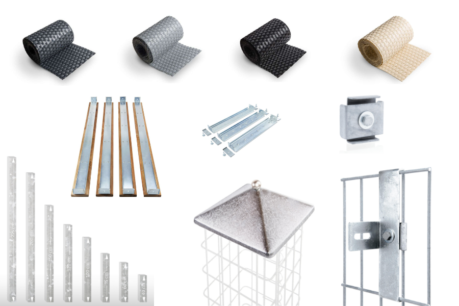 Tilbehør til gabioner