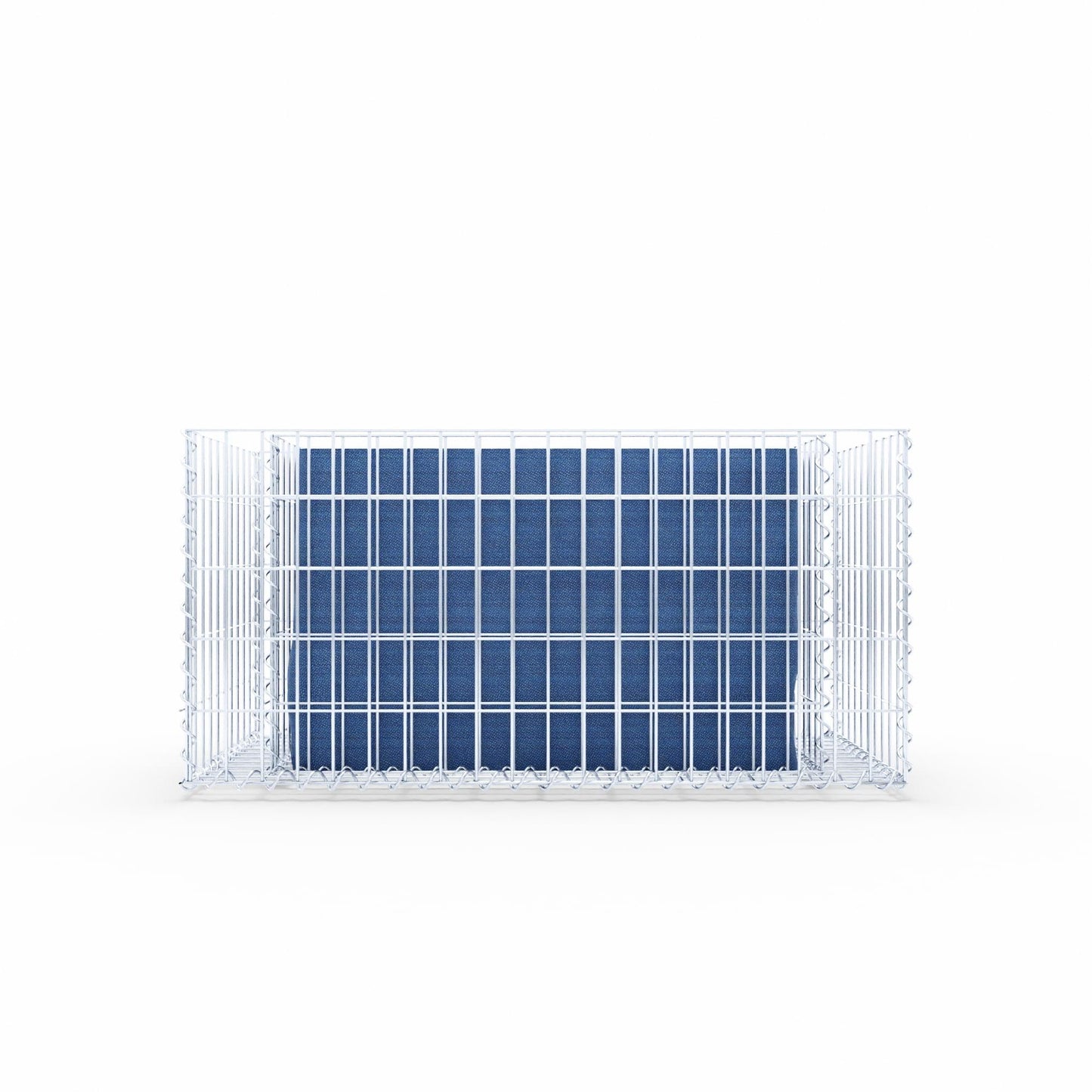 Højbed firkantet 100 cm x 50 cm x 50 cm (L x H x D), maskestørrelse 5 x 10 cm, vægtykkelse 10 cm