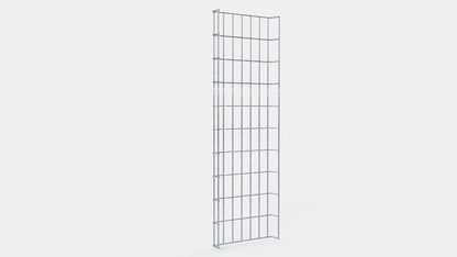 Comprimento do duto de cabos 29 cm, profundidade 5 cm, tamanho da malha 5 x 10 cm