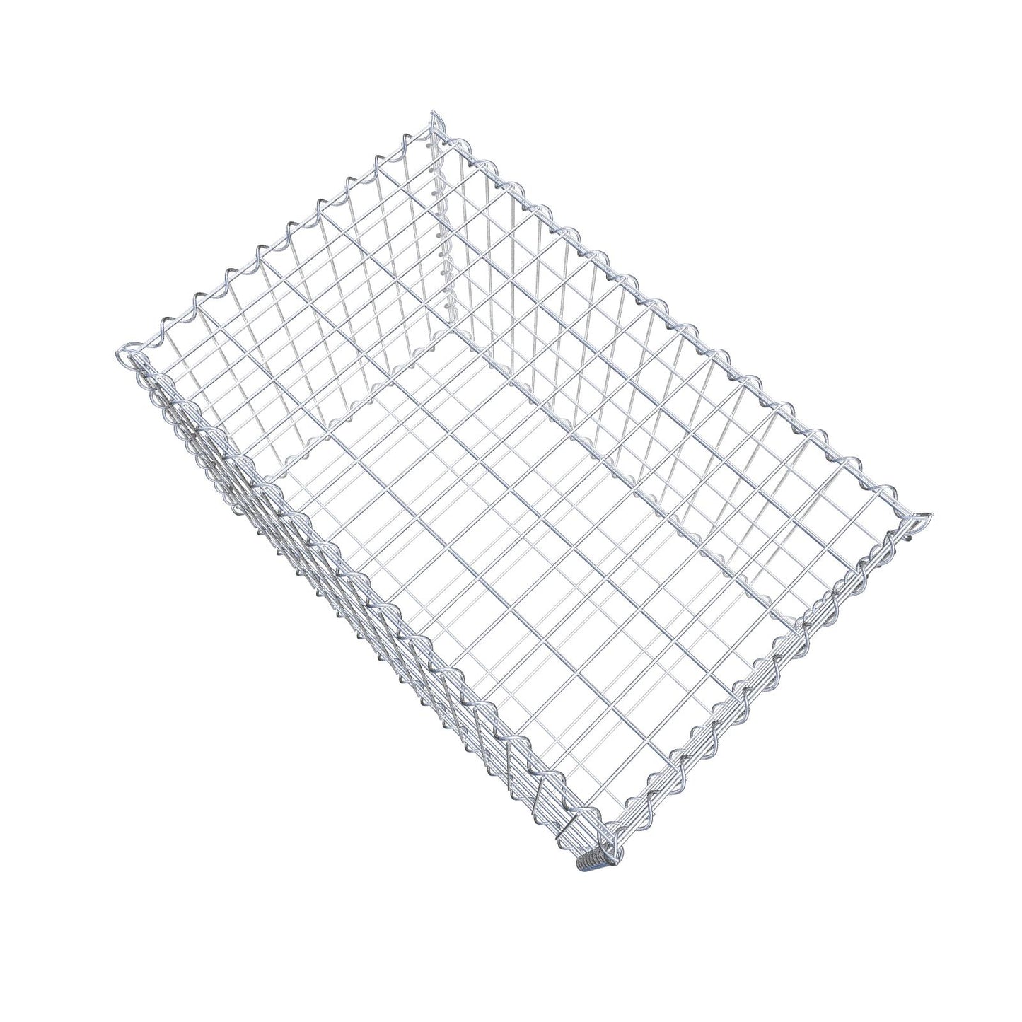Gabion 80 cm x 50 cm x 50 cm (L x H x P), mailles 5 cm x 10 cm, spirale