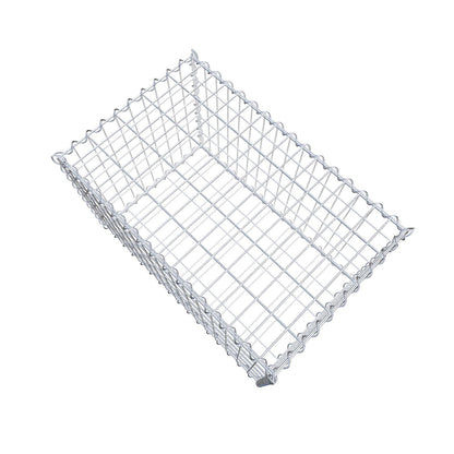 Gabion 80 cm x 50 cm x 50 cm (L x H x P), mailles 5 cm x 10 cm, spirale