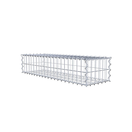 Gabion 100 cm x 20 cm x 30 cm (L x H x P), mailles 5 cm x 10 cm, spirale
