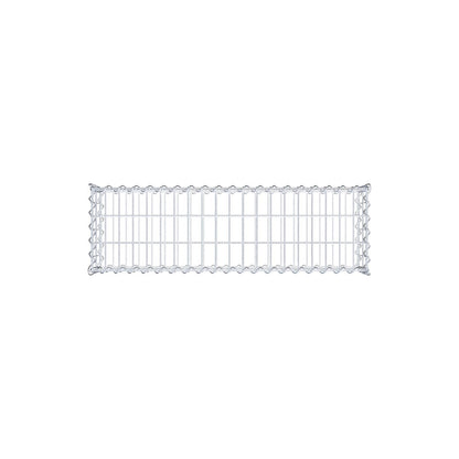 Gabion 100 cm x 20 cm x 30 cm (L x H x D), maskestørrelse 5 cm x 10 cm, spiral
