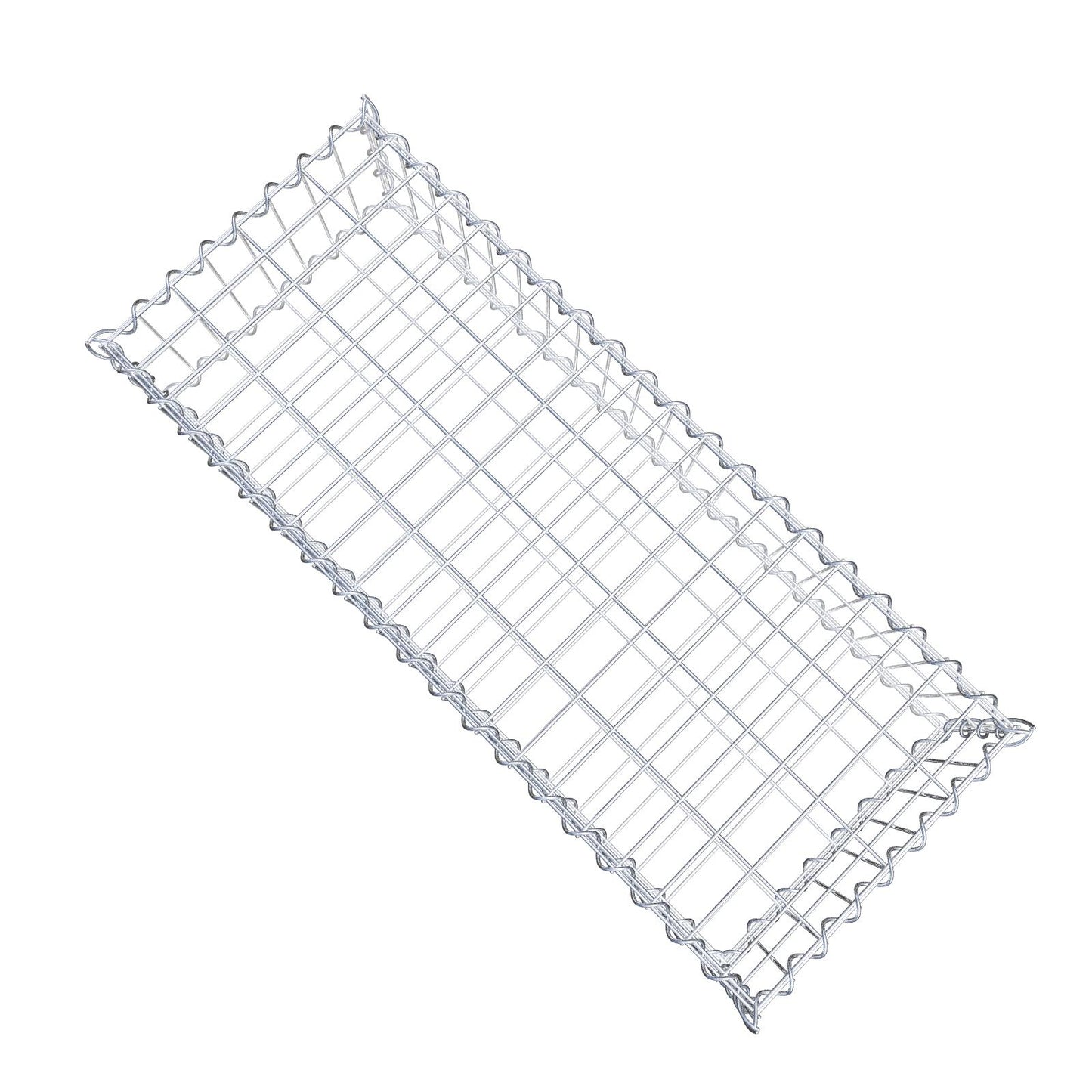 Gabion 100 cm x 20 cm x 40 cm (L x H x D), maskestørrelse 5 cm x 10 cm, spiral