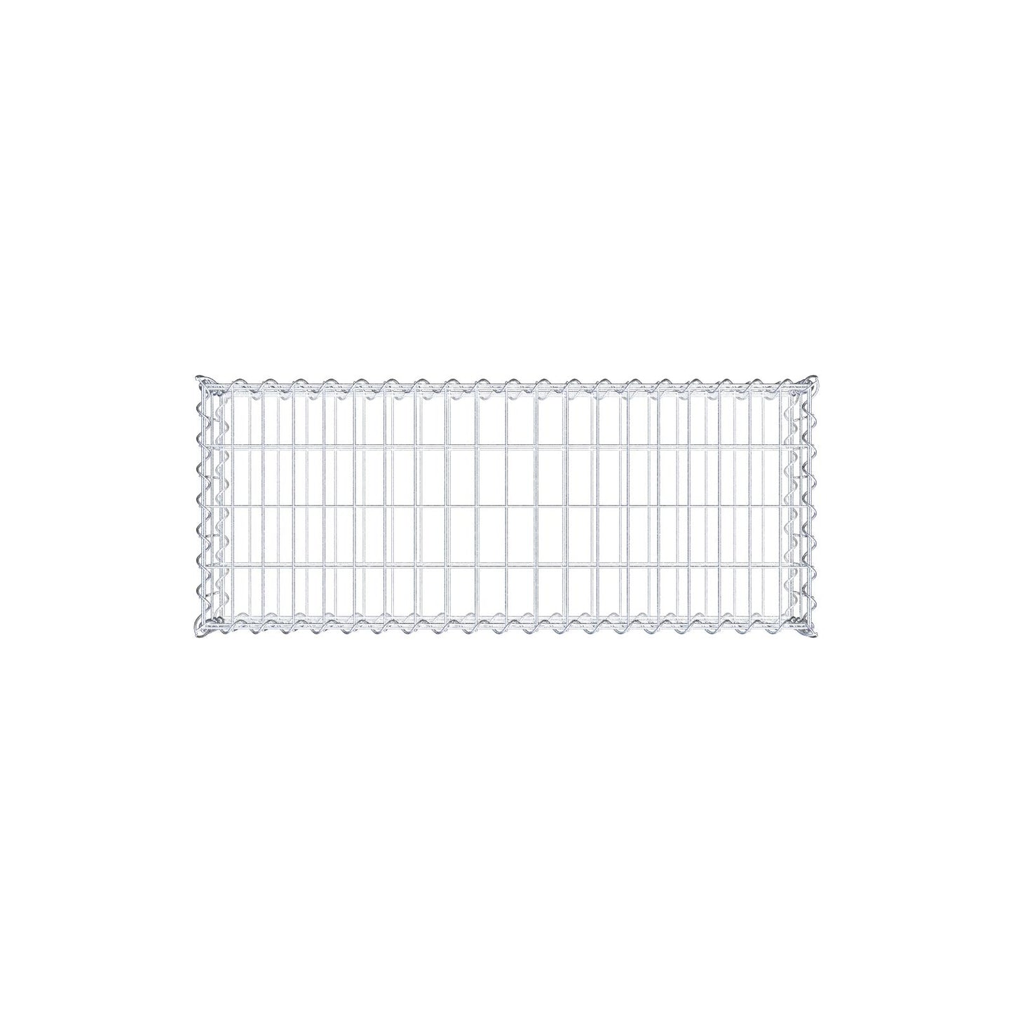 Gabion 100 cm x 20 cm x 40 cm (L x H x D), maskestørrelse 5 cm x 10 cm, spiral