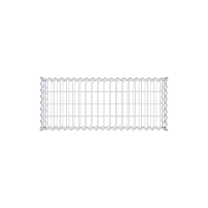 Gabion 100 cm x 20 cm x 40 cm (L x H x D), maskestørrelse 5 cm x 10 cm, spiral