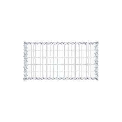 Gabion 100 cm x 20 cm x 50 cm (L x H x P), mailles 5 cm x 10 cm, spirale